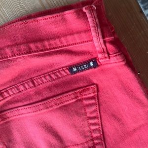 Lucky brand size 29 cropped spring jeans
